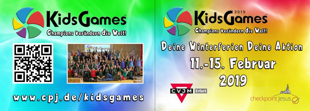 Flyer KidsGames 19 aussen